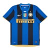 Virallinen Fanipaita Inter Milan 2008-09 Retro Kotipelipaita - Miesten